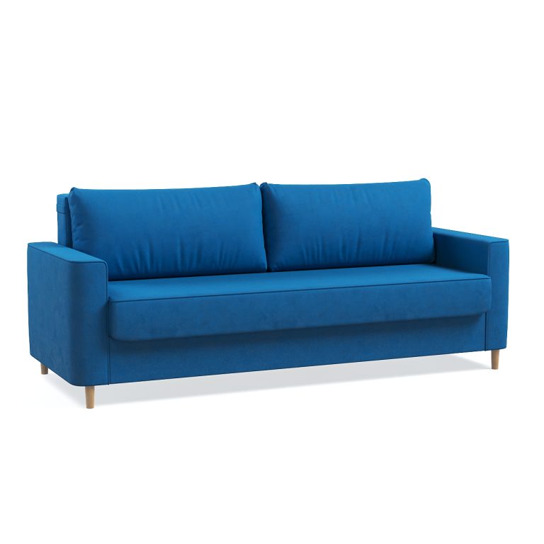 Диван еврокнижка Модерн / ножки деревянные – бежевые