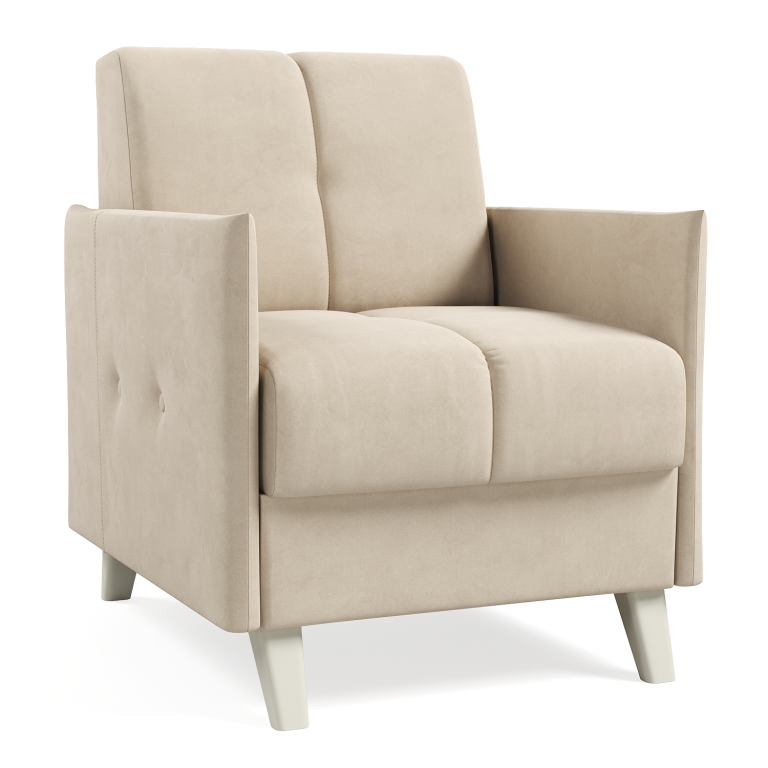 Кресло Бельфор Велюр / ножки - слоновая кость